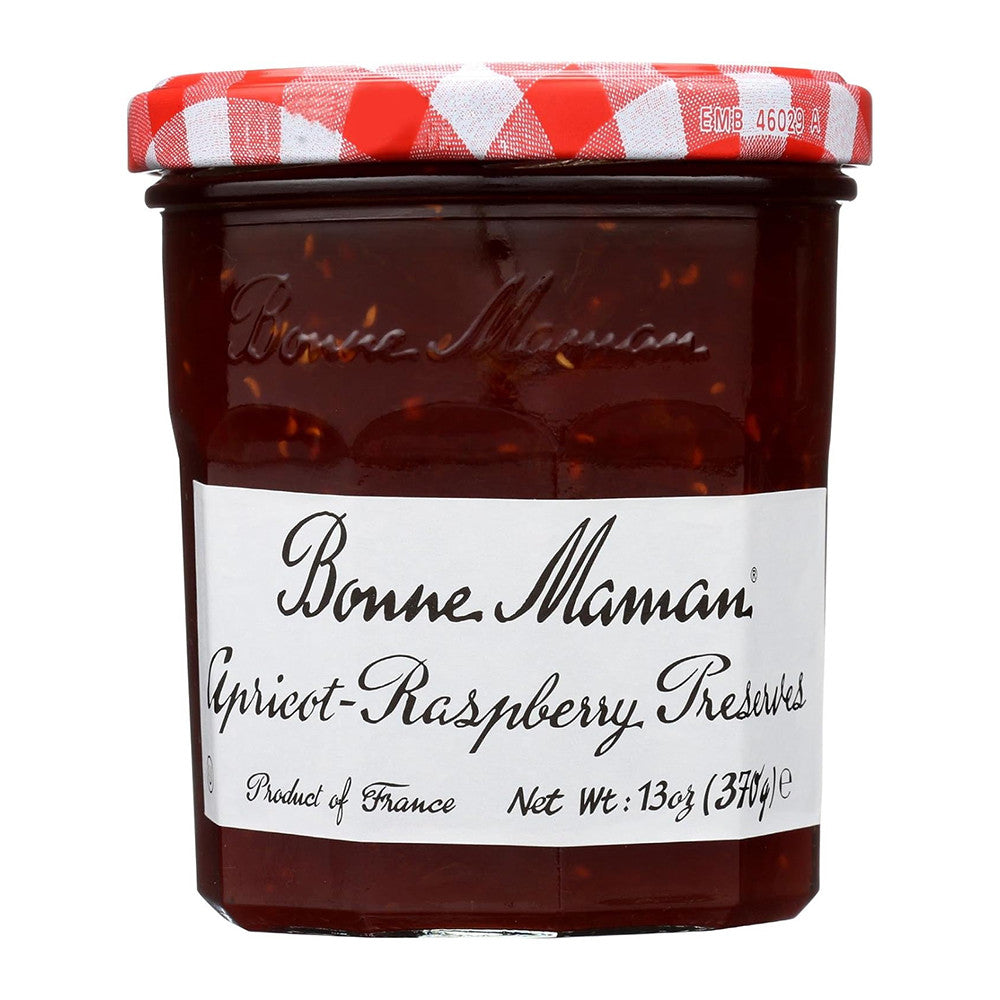 Bonne Maman Preserves Apricot, Raspberry, 13 Oz